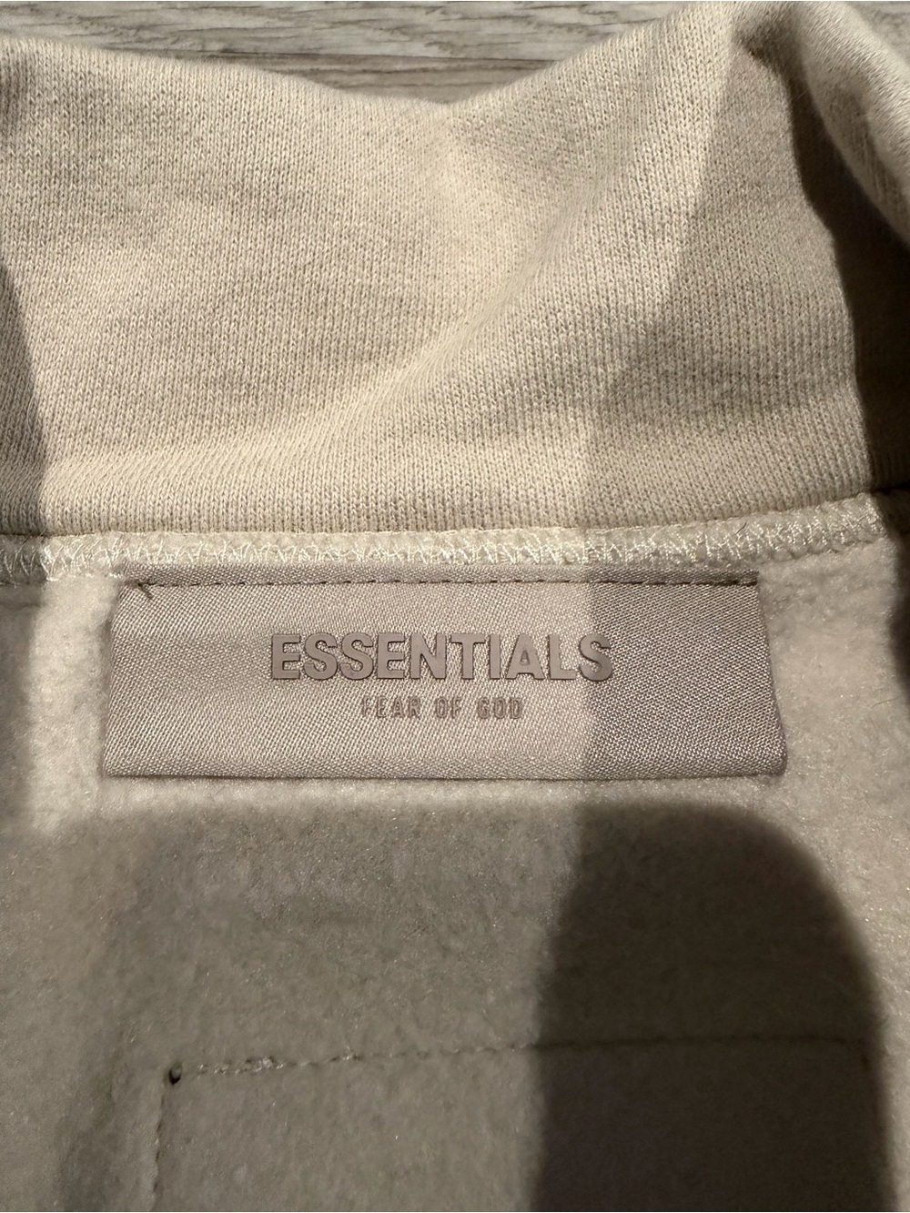 Essentials Men’s Joggers in Light Tan/Cream